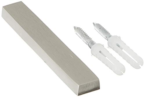 Architectural Mailboxes 3582SN-1 4 inch Solid Brass Floating House Number, 1, Satin Nickel