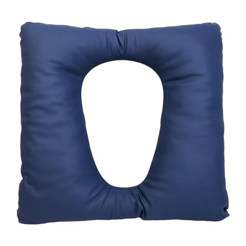 Coussin de siège de chaise percée avec housse de toilette rembourrée douce PU