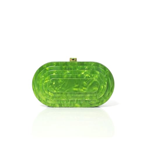 Image of Acrylic Bubble Bag Luxury Marble Clutch Evening Purses for Women Glitter Handbag for Wedding Party Prom