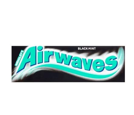 Goma de mascar Wrigley's Airwaves Black Mint (30 paquetes (caja completa)) vendido por Kidzbuzz