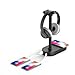 COZOO Headphone Stand with Fast Wireless Charging Pad and 2 USB Charging Ports, Suitable for Gaming, DJ, Wireless Earphone Accessories