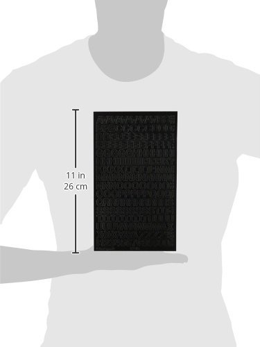 image for Chartpak Self-Adhesive Vinyl Capital Letters and Numbers, 1/2 Inches H