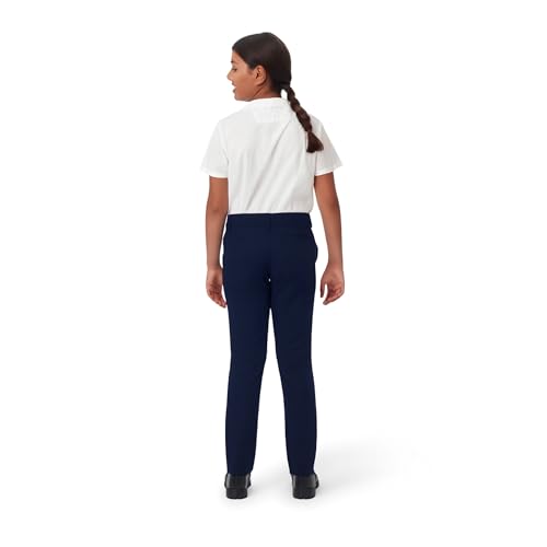 Image of French Toast Girls' Skinny Fit Stretch Twill Pant | Adjustable waist; School Uniform Pants; Available in Girls' Plus sizes