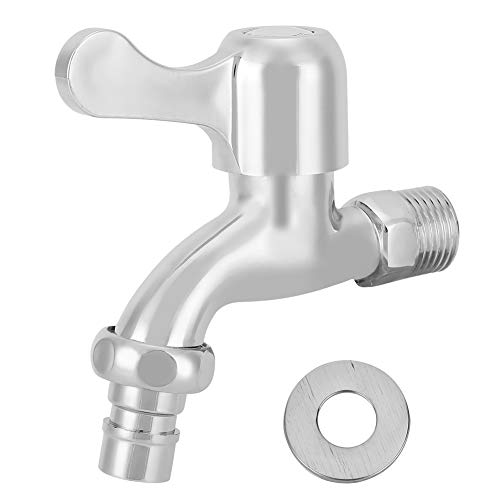 NITRIP 水栓?口 洗濯機用蛇口 亜鉛合金 入口/出口パイプの直径:約 20mm / 0.8in 取替簡単 付け替え ハンドル 簡単に操作 交換用