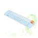 CAXUSD Plastic Paper Cutter A4 Manual Sliding Linear Blue Photo Cutting Scratch Prevention