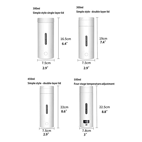 Hervidor eléctrico portátil con capacidad 500 ml miniatura 2