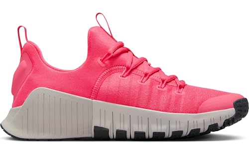 Nike Free Metcon 6 Tênis de treino feminino (FJ7126-602, rosa áster/minério de ferro claro/marfim cl
