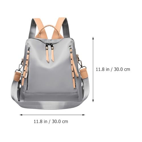 Mochila para mujer de gran capacidad de tela Oxford resistente IMIKEYA 2