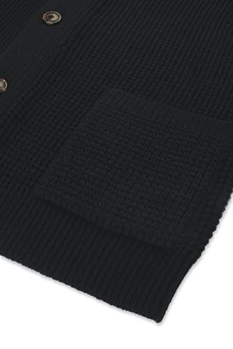 Cárdigan de cuello chal de punto grueso Xact con acabados premium 6