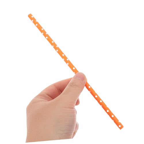 100 Pitillos de Papel Naranja Decorativos para Fiestas miniatura 3