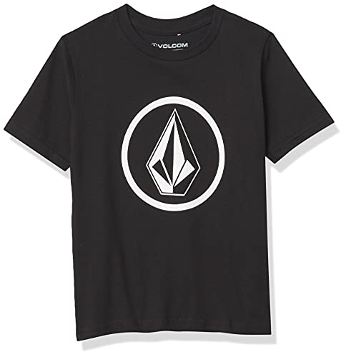 Volcom Circle Stone Short Sleeve Tee (Big Boys & Little Boys Sizes), Black, Large #TOP3