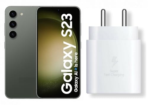 Image of 25W C-Type Super Fast Adapter Compatible with Samsung Galaxy S23 Super Fast Charger Adapter for S24 /S23 /S23 fe /S22 /S21 /21 fe /S20 /M14 /M33 /M13 /M35 /M05 /A14, A15 /S24 fe /A16 5g, White