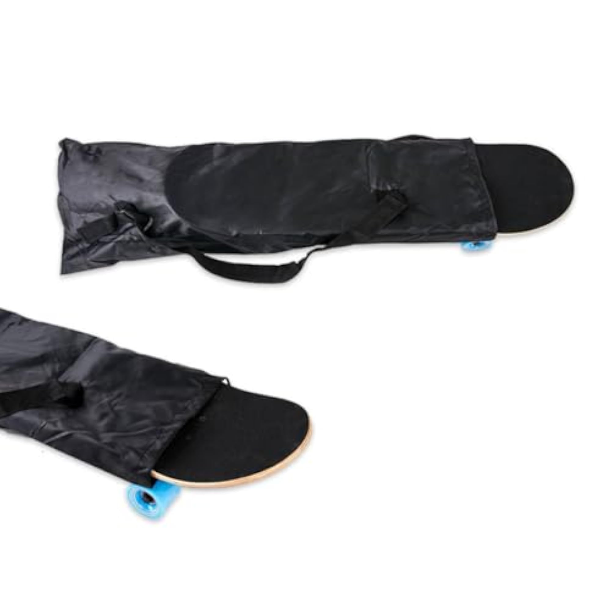 Waterproof Skateboard Drawstring Backpack, Adjustable Strap