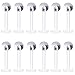 Produktbild Liuxn 15 Stück 16 Gauge Klar Acryl Lippe Ringe Flexible Labret Bar Stud für Knorpel Tragus Lippe Nasen Piercing