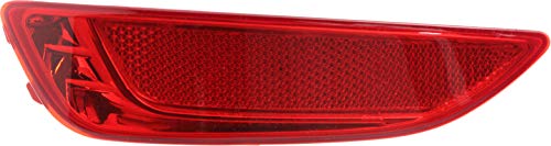 Garage-Pro Bumper Reflector Compatible with Hyundai Accent 2012-2017 Rear, Driver Side, Hatchback, CAPA Certified