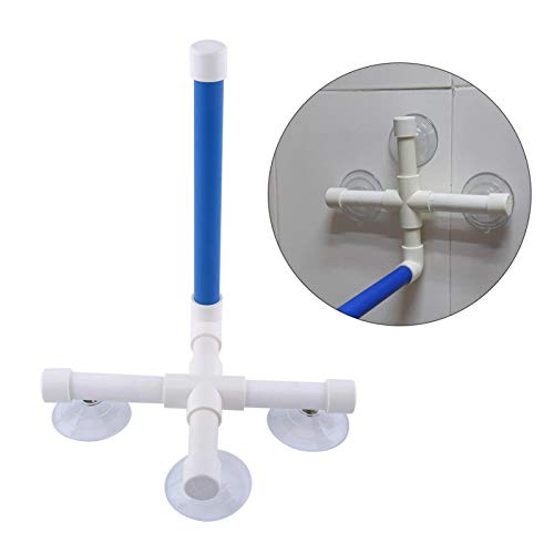 Douche Baars Vogel Douche Baars Vogel Zitstokken Papegaaien Budgie Opvouwbare Zuignap Venster Douche Bad Muur Poot… - Afbeelding 6