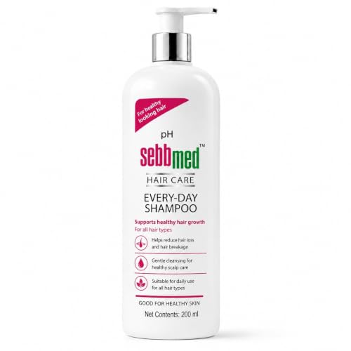 Image of Sebbmed Everyday Shampoo | Moisturizing Formula for Normal to Dry Hair | Extra Mild Gentle Cleansing with Moisture & Volume | Daily Use for Men & Women | Soft Smooth Looking Hair