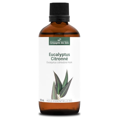 EUCALYPTUS CITRONNÉ BIO - 100mL - Huile Essentielle de Qualité Premium - 100% Pure, Naturelle, garantie ChromaCert® - Chémotypée et Intégrale
