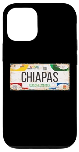 Chiapas Mexico License Plate Mexican Travel Vacation Beach �X�}�z�P�[�X iPhone 12/12 Pro �p