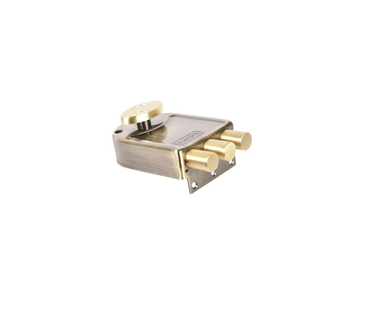 Europa 8113AB Main Door Lock with Three Bolts; Common Reversible Latch Bolt for Inside/Outside Opening Doors. (AB) Antique Brass (B0B4FY98B6) Amazon Price History, Amazon Price Tracker