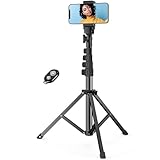 Tripod Selfie Stick Wireless Monopod Compatible with Orbic Joy 2/Joy 1, Remote Shutter Built-in Self-Portrait Extendable Stand