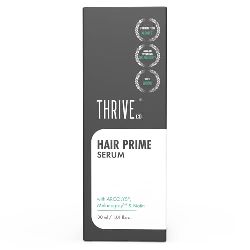 Image of ThriveCo Hair Prime Serum With Arcolys, Biotin & Black Tea Extract, Light-Weight, Non-Sticky & Odourless Formula, Ammonia Free & Cruelty Free, 30 Ml