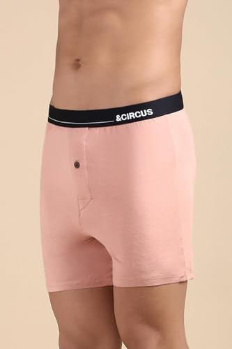 Image of &Circus Men's Puresoft Beechwood Modal Boxers | Ultra Soft Elastane Stretch Mens Breathable Boxer Innerwear Men