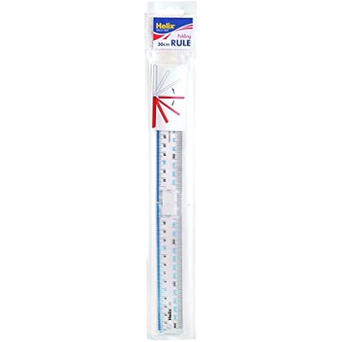 Helix 30 cm Folding Plastic Ruler A Cover