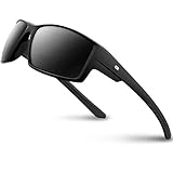 RIVBOS Polarized Mens Sunglasses Fashion UV Protection Sports Driving Baseball Golf Fishing RBS861-Full black