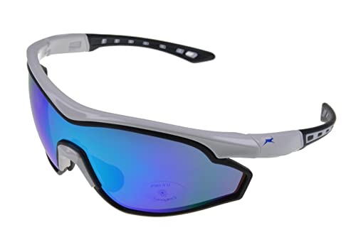 Lunettes de soleil sport UV400 enveloppantes Gamswild WS7534 contre éblouissement et vent