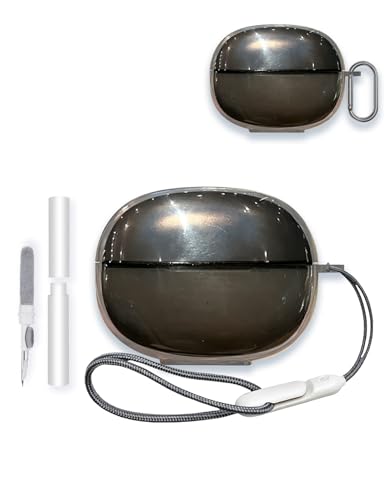 Shokz OpenDots2�yE320�z�C���z���p�P�[�X�J�o�[ WUNIAK �N���A�\�t�gTPU�ی�J�o�[ �L�[�`�F�[���ƃN���[�i�[�L�b�g�t�� �j�����p �ϏՌ��X�L�� Shokz OpenDots2�yE320�z�p�A�������u���b�N