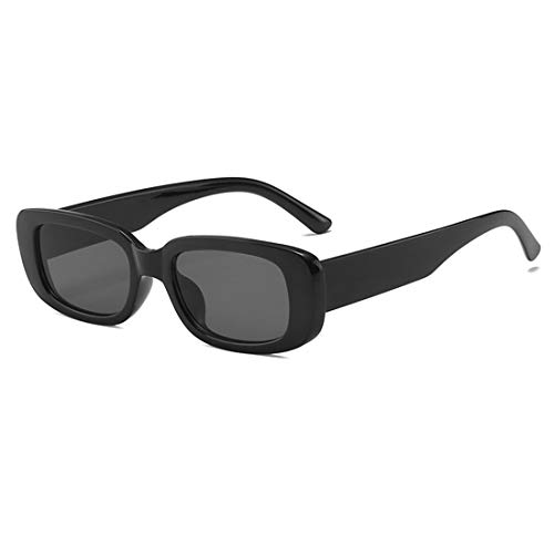 Azoxus Vintage Rectangle Sunglasses Small Square Non Polarized Lens