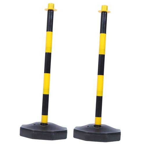 STOBAZA Safety Delineator Posts 2pcs Construction Cones Parking Aid for Garage
