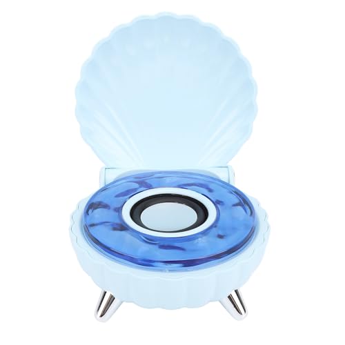 Jectse Altavoz, Volumen Potente, Sonido Estéreo de 360 ​​Grados, 2 en 1, Forma de Carcasa de Altavoz Pequeño para Dormitorio (Blue)