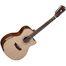 Washburn 12 String Acoustic-Electric Guitar, Natural WCG15SCE12-O