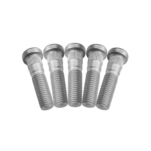 SRW - Alloy Wheel Only - Broken Wheel Stud(s) - 2019 Ford Transit 8 Mysttoo 5PCS Wheel Studs M12x1.5 Lug Stud Compatible with 2006-2022 Ford Focus Fusion Fiesta Escape Ranger MKC MKZ and Mazda 2 3 5 6 Mazda CX-3 CX-5 CX-7 CX-9 MX-5 MX-6 Protege More