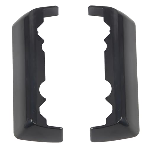 ITrims Car Accessories for Toyota Prado J150 2010-2022 Roof Rack Rail End Luggage Protector Center Cargo Rack Cover Shell Cap Trims ABS Black 2PCS