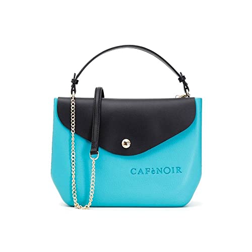 Sac bandoulière CafèNoir BJ0001 en vert émeraude aux finitions haut de gamme