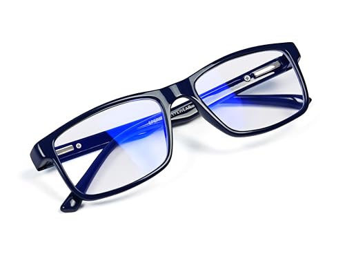 Image of EFERMONE Blue Ray Cut Light Filter Computer Glasses With Antiglare For Eye Protection (Zero Power,Blue Coated)