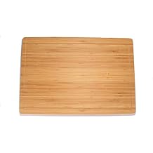 BambooMN Heavy Duty Premium Bamboo Cutting Board - 17.25"x11.75"x0.75" - Grooved/Flat - 1 Piece