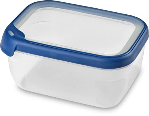 Curver Boîte alimentaire rectangulaire multi usage 1,8L en polypropylène 100% recyclé, 20x15x9,3 cm, adapté au Micro-Ondes, Lave-Vaisselle, Congélateur-...
