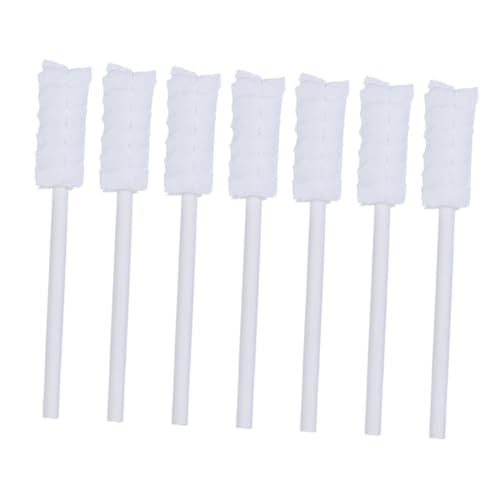 minkissy - minkissy Lot De 10 Écouvillons Dentaires Jetables Pour Bébé, Matériel Absorbant Blanc, Soins Buccaux Doux, Usage Hygiène Buccale Infantile, Adaptés Filles Et Garçons