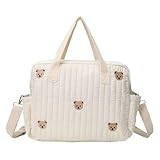 Große Wickeltasche – niedliche Aufbewahrung mit Reißverschlusstasche, Reiseaufbewahrung, Wickeltasche für Mutter, Vater, Frauen, Krankenhaus, Reisen, Urlaub, Kindertagesstätte, Outdoor