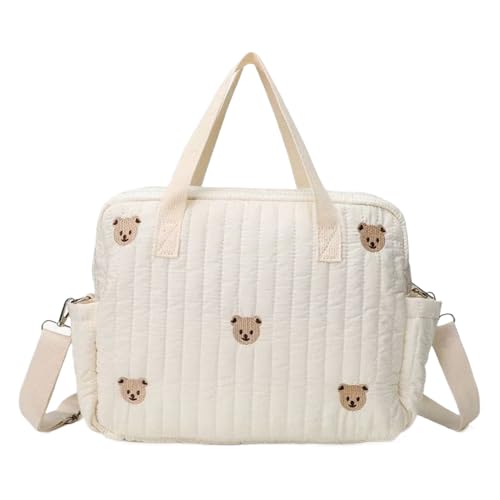 de pañales para mujer genérica | Gran capacidad con bolsillo con cremallera – de pañales de maternidad y viaje – para viajes al aire libre para padres pañales toallitas