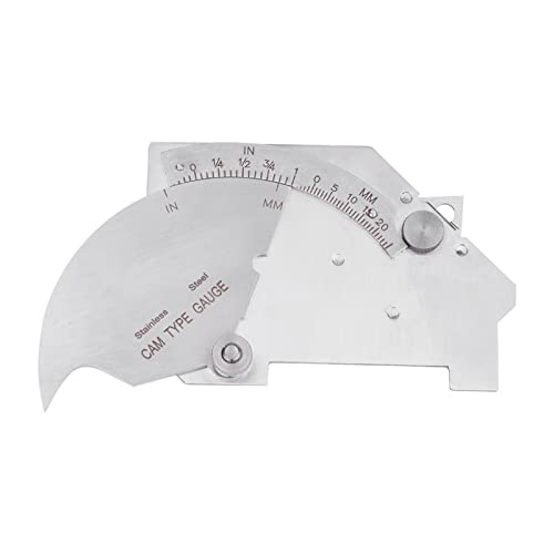 MG-8 Bridge Cam Welding Gauge Superfícies Soldadas Joint Undercut Filete Leg Throat Gage