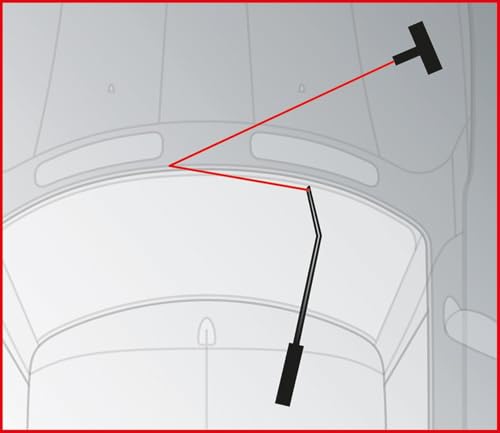 KS Tools 140.1065 Zestaw do montażu i demontażu szyb, 13-szt