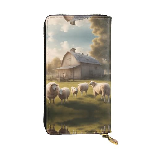 Portefeuille en cuir long pour ranger vos cartes de crédit en voyage
