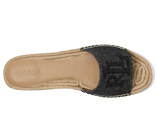 Image of Lauren Ralph Lauren Polly Cross-Dyed Canvas Espadrille