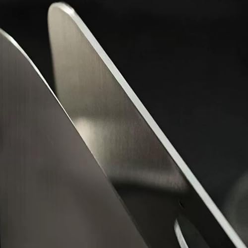 Tabla de cortar de acero inoxidable, bandeja de corte duradera para sushi y repostería 8