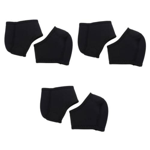 FRCOLOR 3pairs Heel Protector Socks Comfortable Heel Sleeves for Men Foot for Pedicure Care Soft and Supportive Design